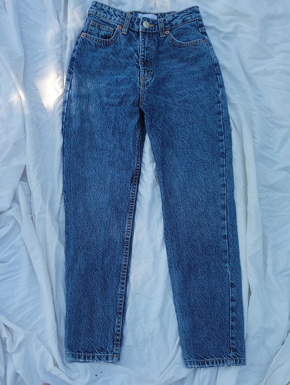 Zara Classic High-Waist Women's Blue Jeans Size 2